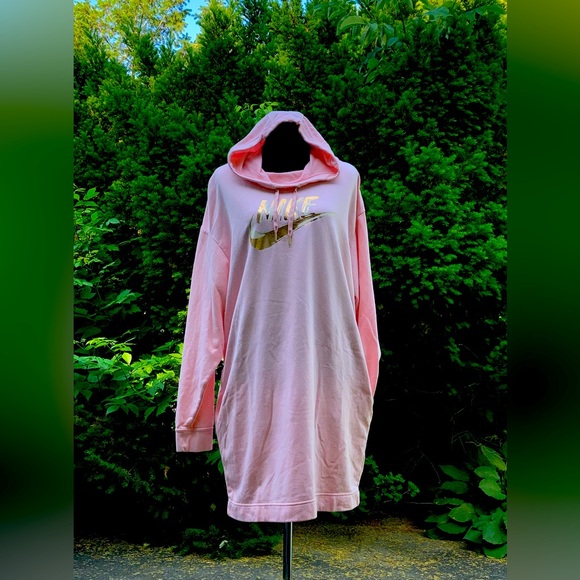 open lace back dress Nike Over-Oversized French Terry Fleece Hoodie – DTLR main image 0